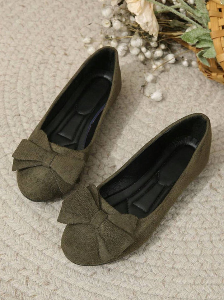 Women's Orthopedic Bow-Detail Slip-On Comfort Shoes