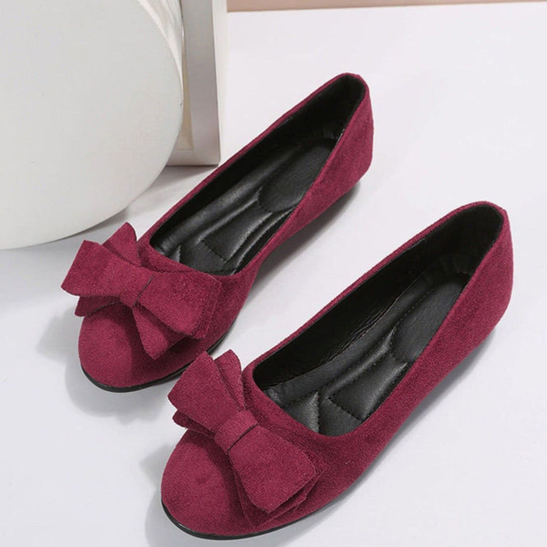 Women's Orthopedic Bow-Detail Slip-On Comfort Shoes