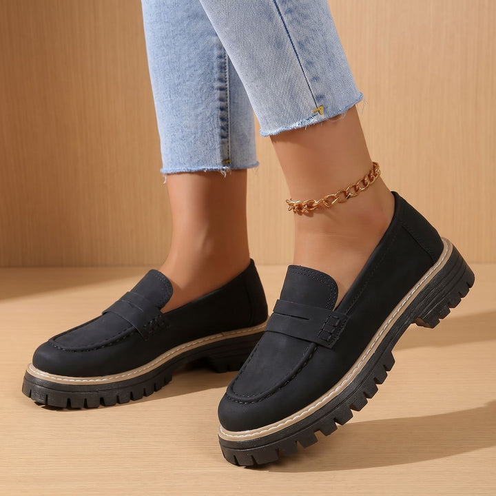 Women's Orthopedic Comfort Slip-On Penny Loafers