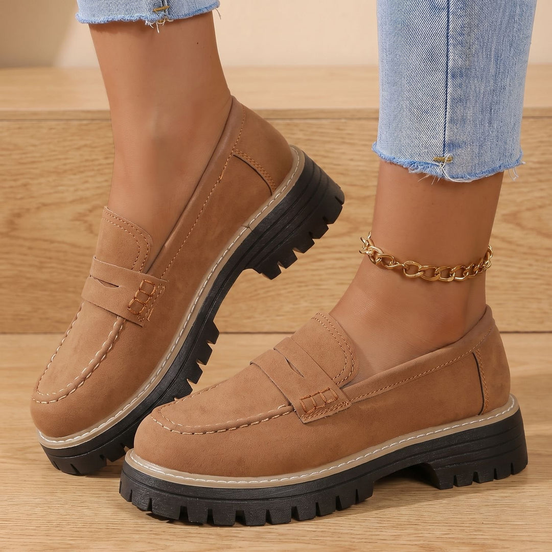 Women's Orthopedic Comfort Slip-On Penny Loafers