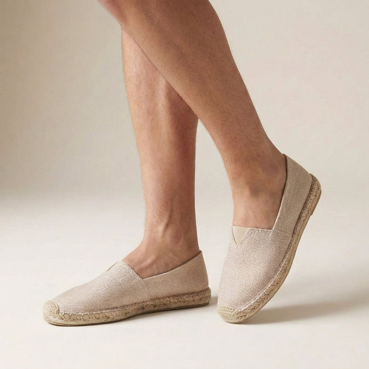 Women's Orthopedic Espadrilles Slip-On Jute Sole - Beige