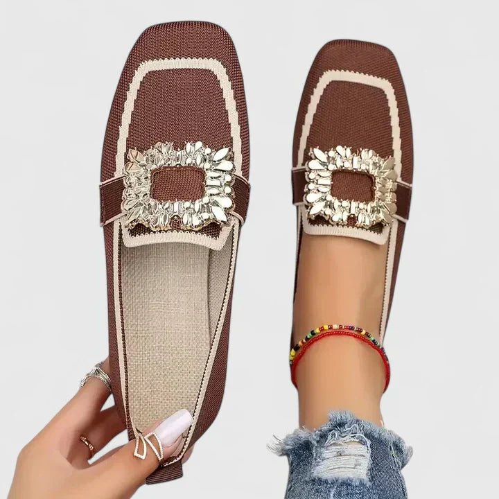 Women's Orthopedic Loafers Slip-On Comfort Tassel - Brown