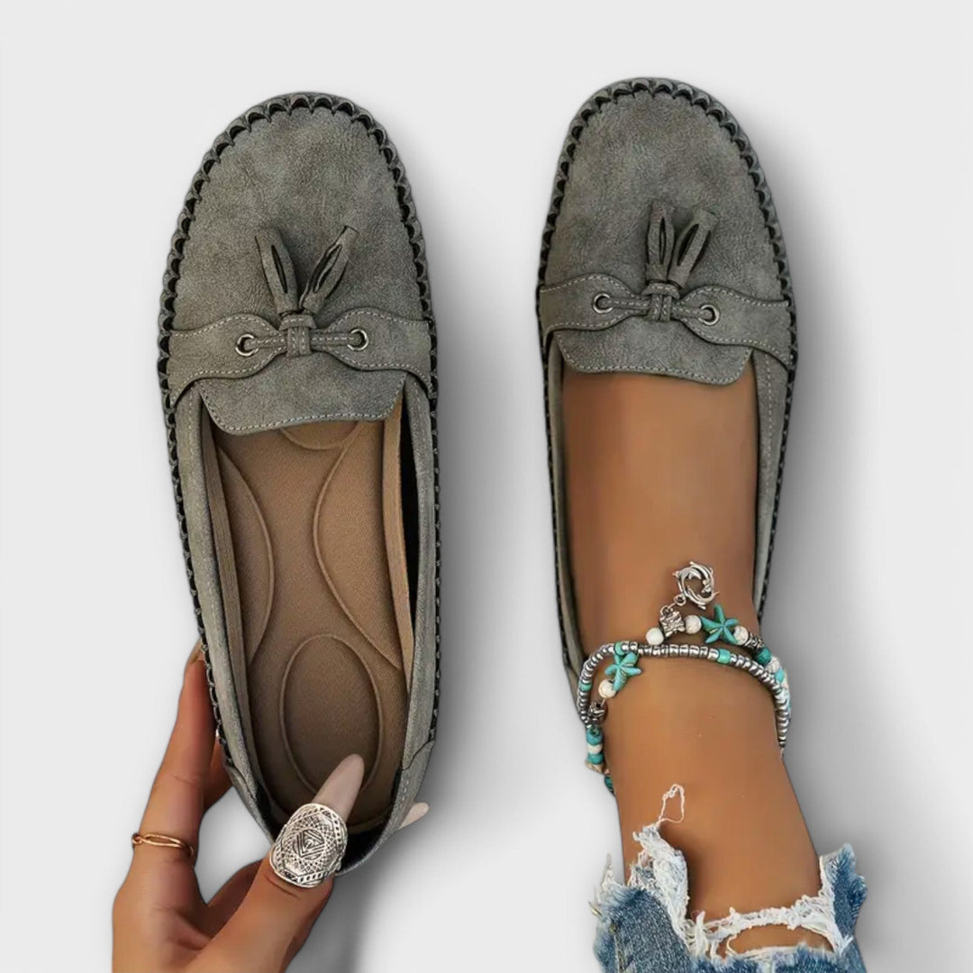 Women's Orthopedic Loafers Slip-On Comfort Tassel