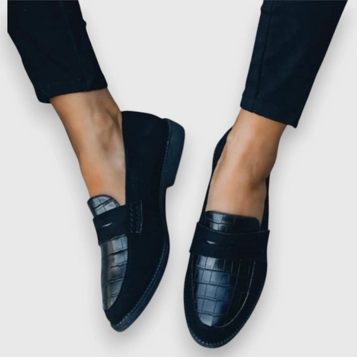 Women's Orthopedic Loafers Slip-On Leather Comfort