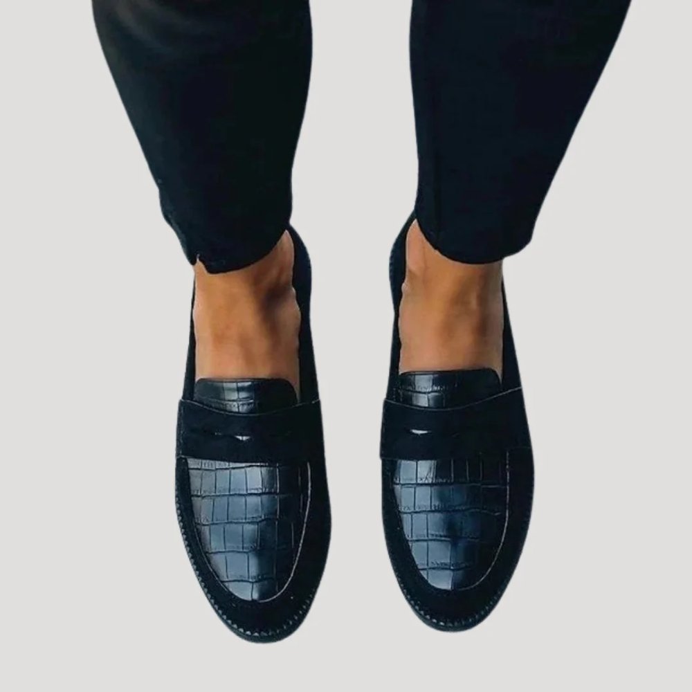 Women's Orthopedic Loafers Slip-On Leather Comfort
