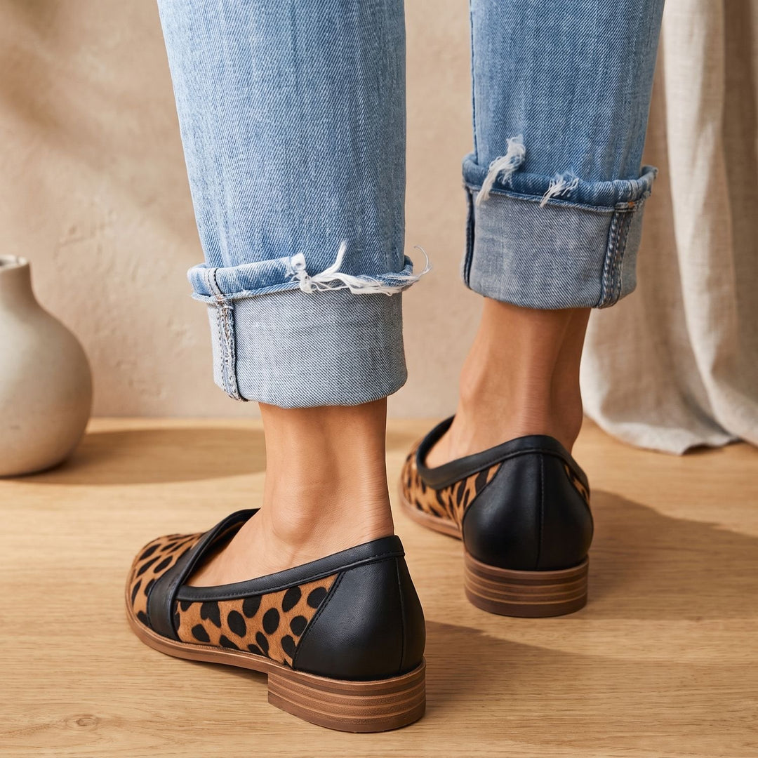 Women's Orthopedic Suede Pointed-Toe Slip-On Loafer Flats