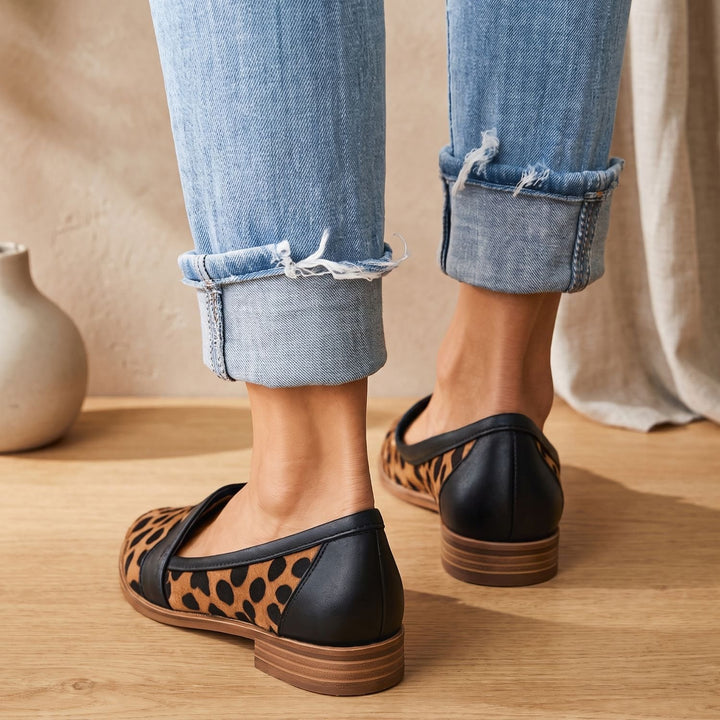 Women's Orthopedic Suede Pointed-Toe Slip-On Loafer Flats