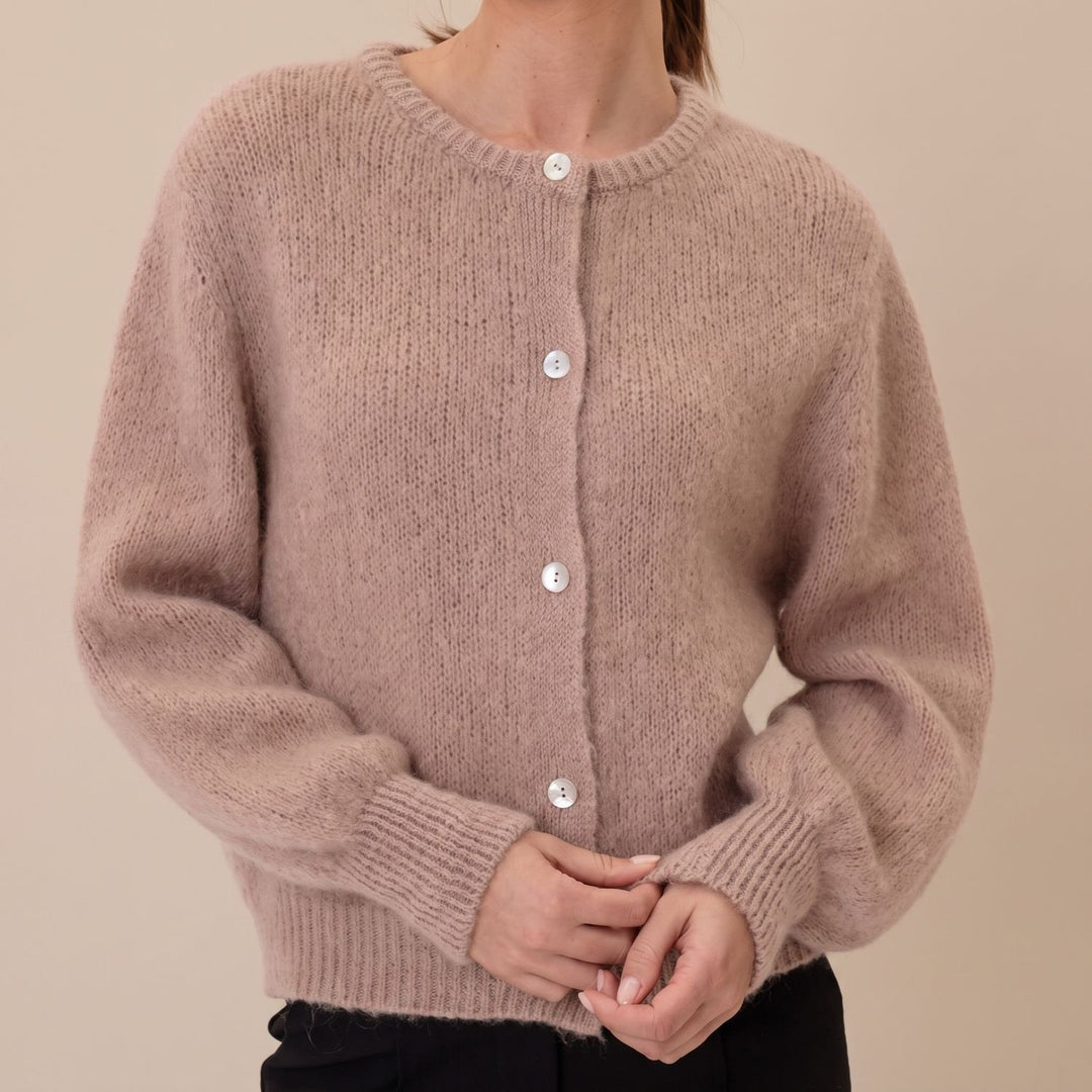 Women's Relaxed-Fit Button-Front Soft Knit Cardigan