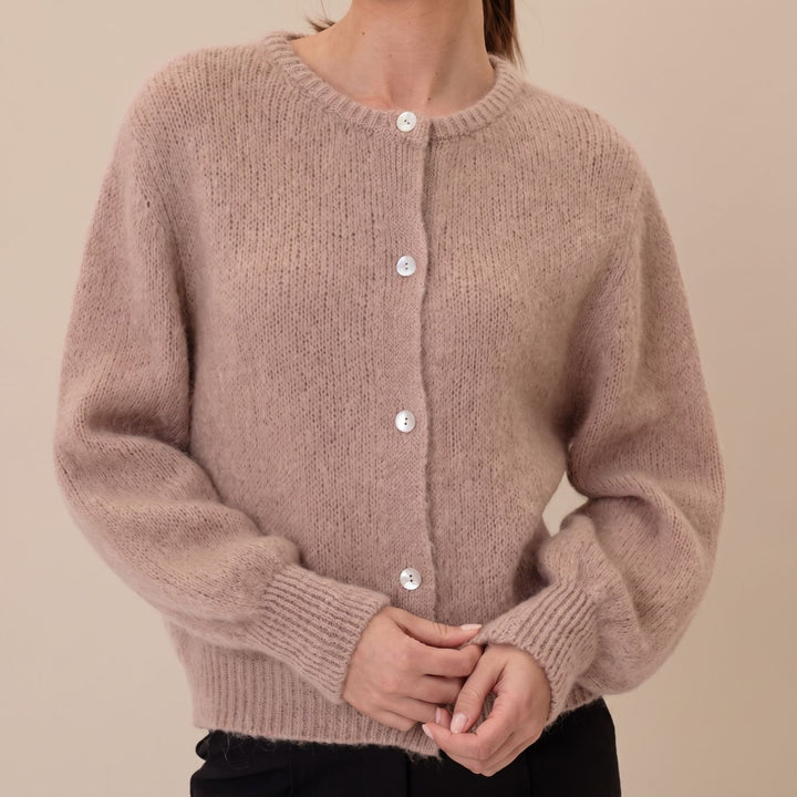 Women's Relaxed-Fit Button-Front Soft Knit Cardigan