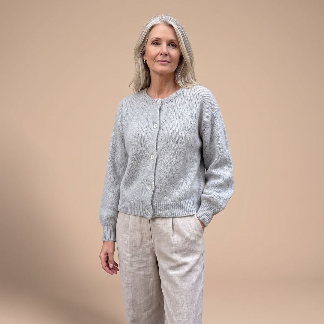Women's Relaxed-Fit Button-Front Soft Knit Cardigan