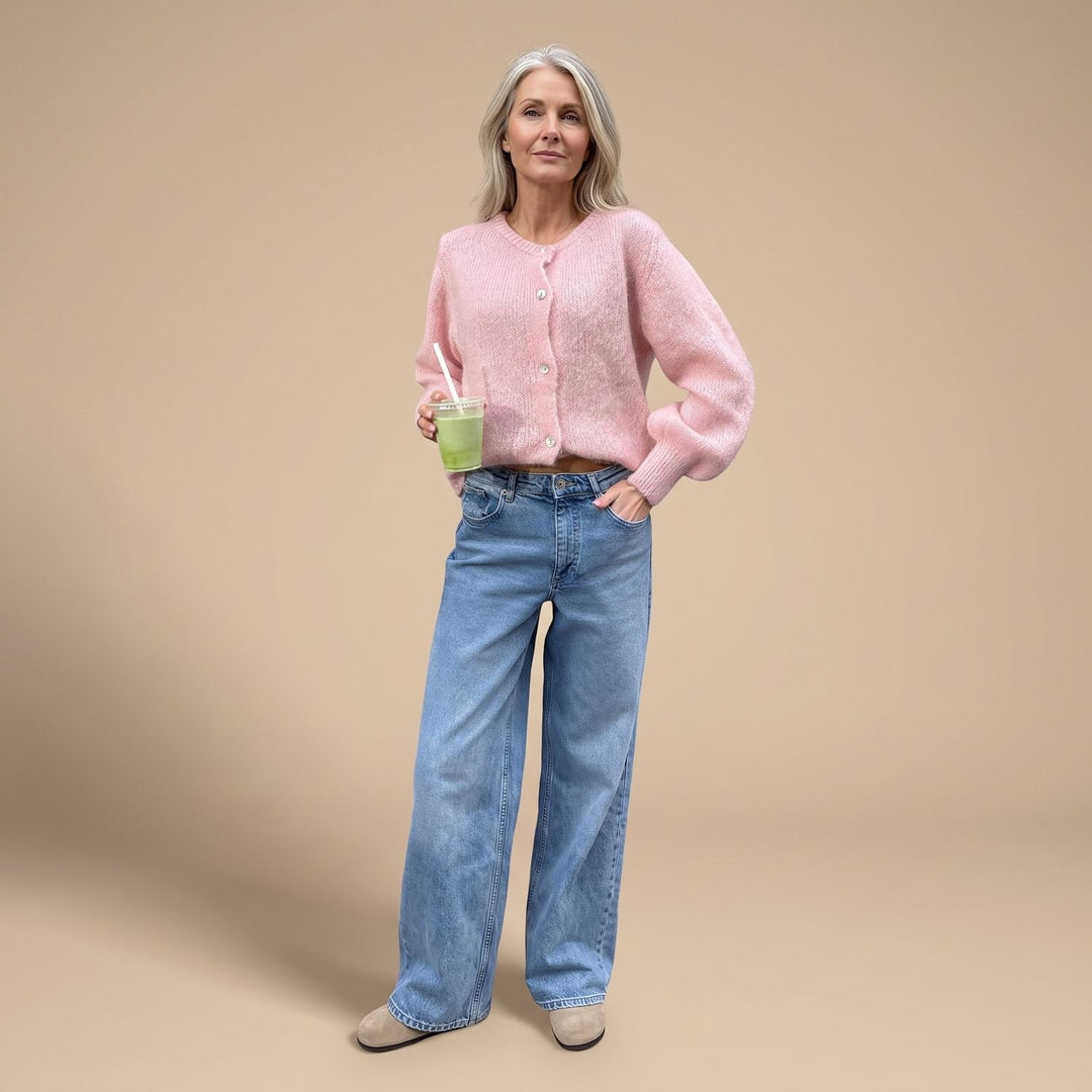 Women's Relaxed-Fit Button-Front Soft Knit Cardigan