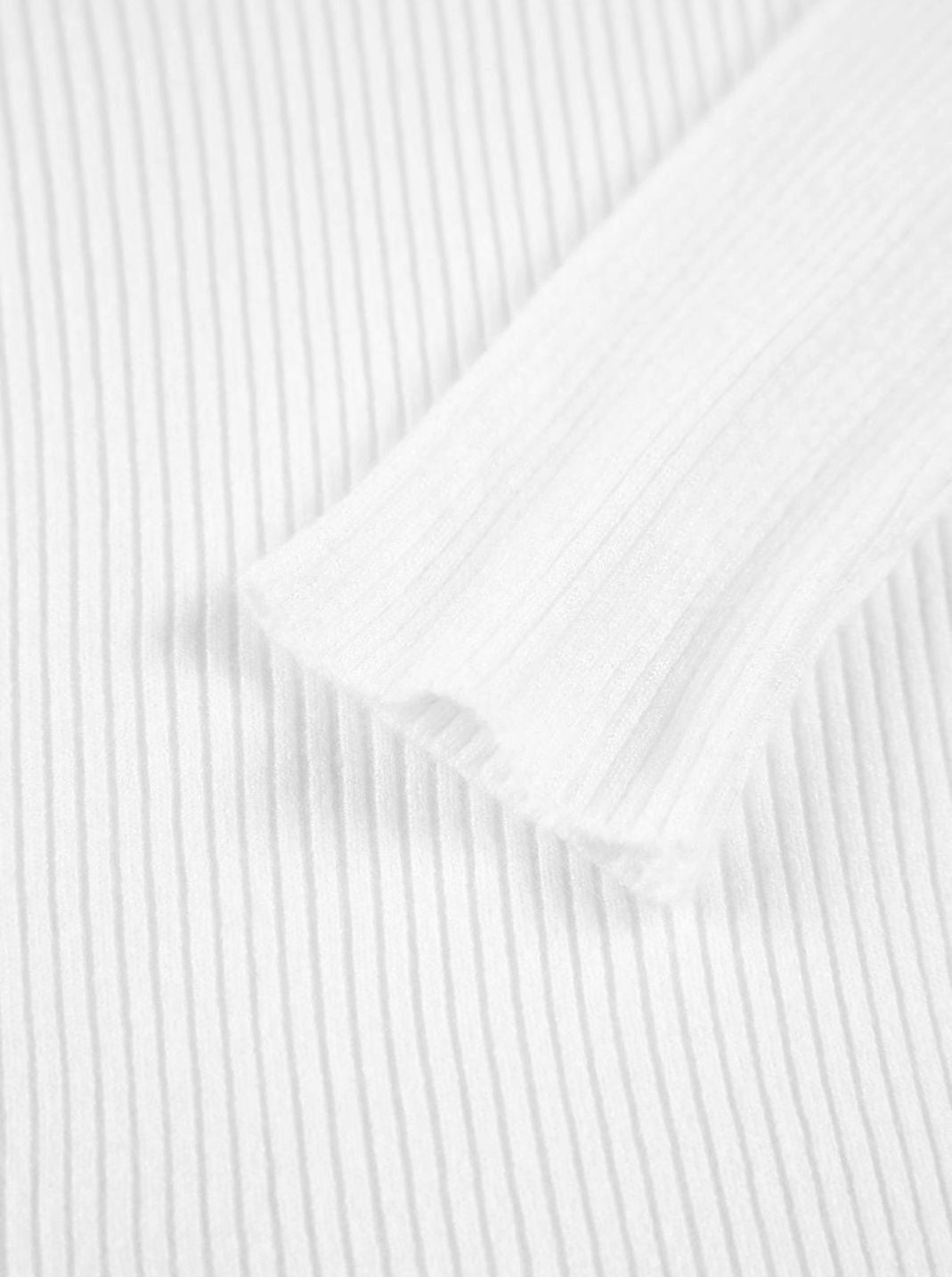 Women's Ribbed Mock-Neck Long-Sleeve Turtleneck Sweater Top