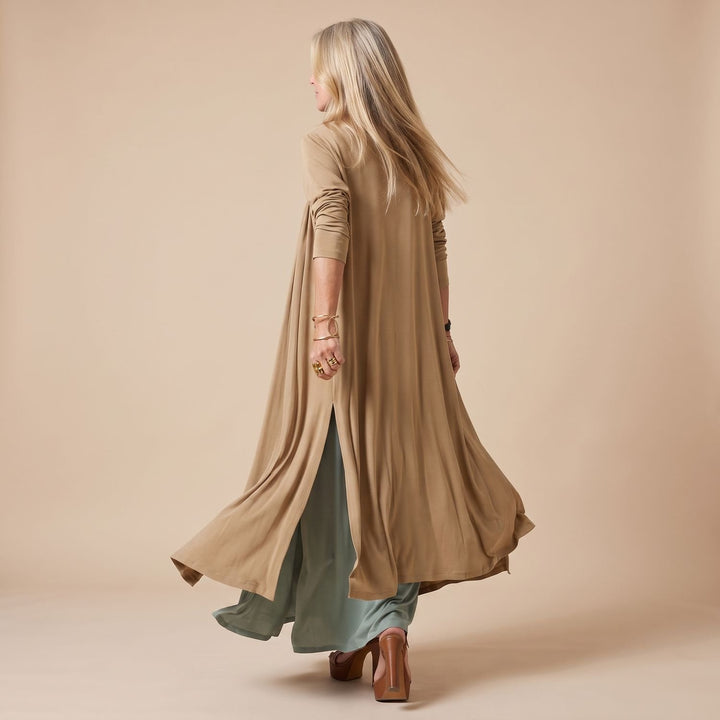 Women's Sleeveless V-Neck Flowy Maxi Dress
