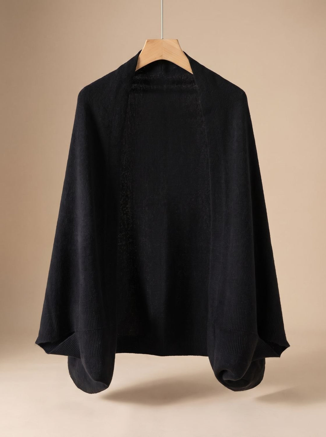 Women's Soft Faux Cashmere Wrap Scarf Shawl - Black