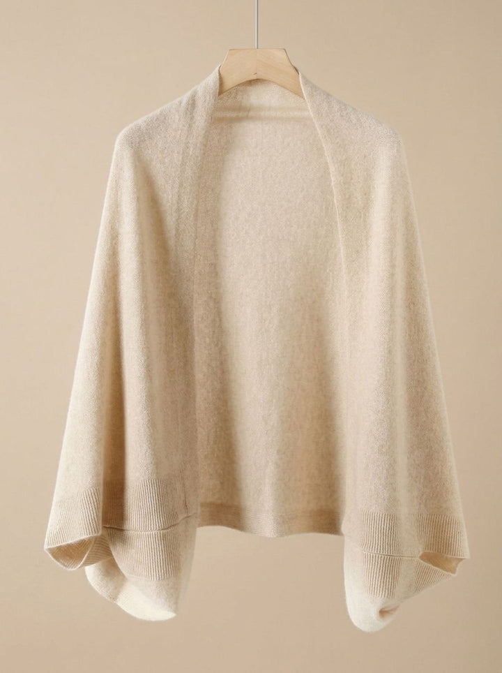 Women's Soft Faux Cashmere Wrap Scarf Shawl - Beige