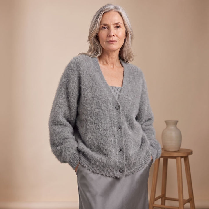Women's Soft Knit Button-Front Cardigan