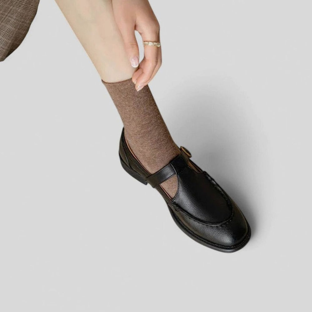 Women's Square-Toe T-Strap Mary Jane Shoes