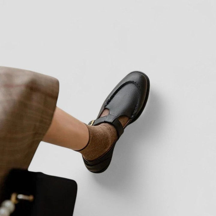 Women's Square-Toe T-Strap Mary Jane Shoes