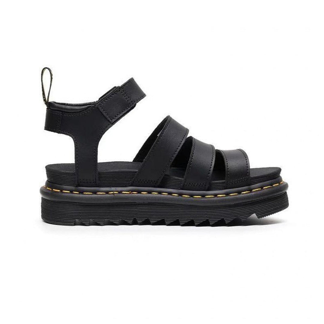 Women's Triple-Strap Buckle Platform Comfortable Sandals