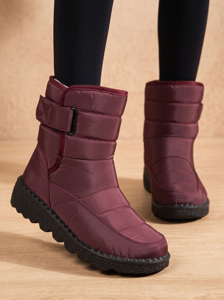Women's Waterproof Fleece-Lined Ankle Snow Boots Anti-Slip
