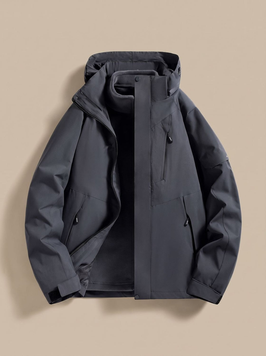 Women's Waterproof Hooded Fleece-Lined Winter Jacket