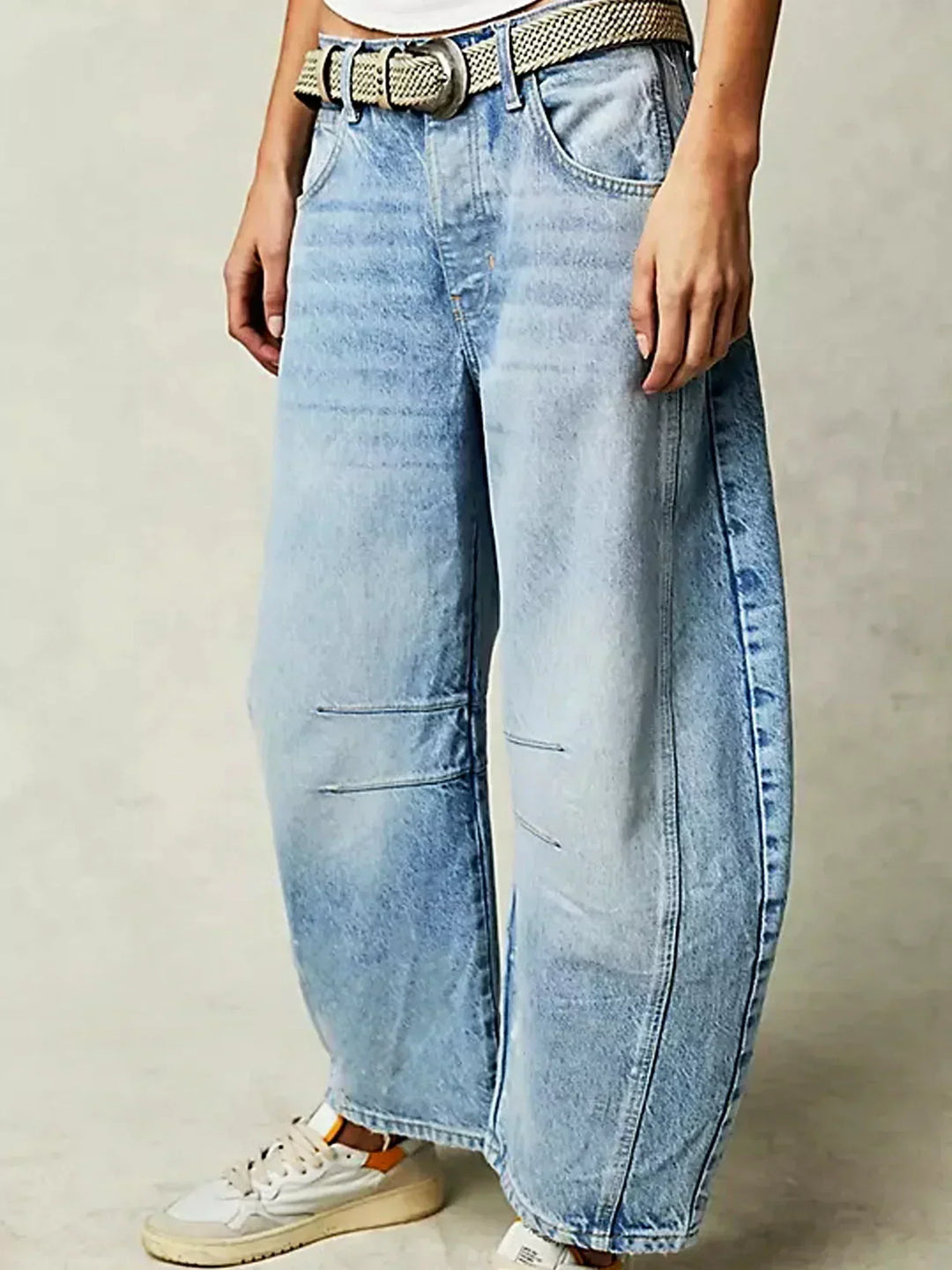 Danielle | Women’s Leopard Print Wide Leg Jeans