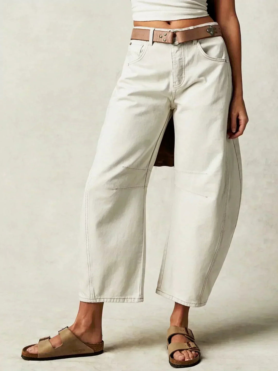 Danielle | Women’s Leopard Print Wide Leg Jeans