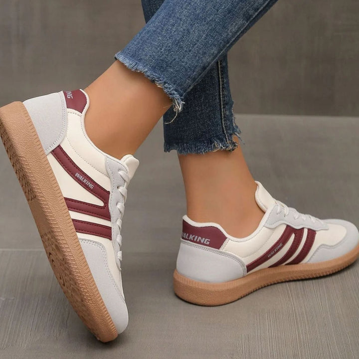 Women's Wide Toe Box Orthopedic Lace-Up Sneakers