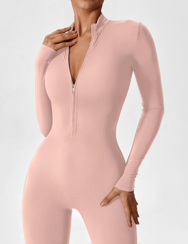 Julia | Women’s Spring Stretch Zip Up Jumpsuit
