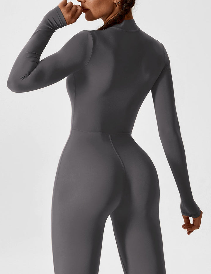 Julia | Women’s Spring Stretch Zip Up Jumpsuit