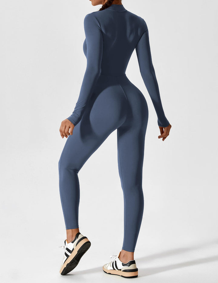 Julia | Women’s Spring Stretch Zip Up Jumpsuit