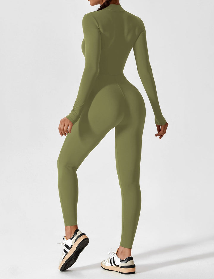 Julia | Women’s Spring Stretch Zip Up Jumpsuit